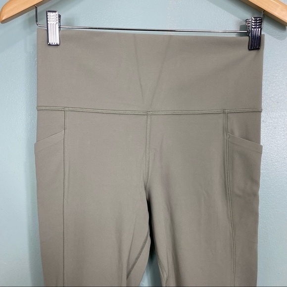 Athleta Salutation Stash Pocket II Cinch 7/8 Tight in Sage Sz M Style 599729 - Picture 3 of 9